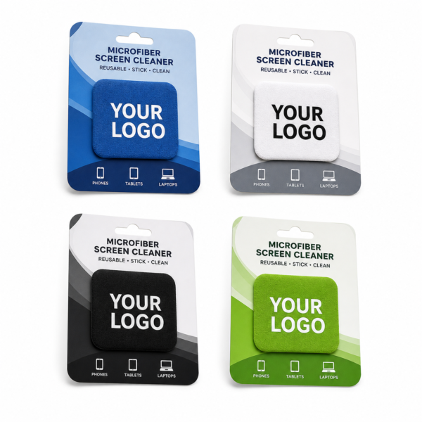 Custom Logo Microfiber Screen Cleaner Sticker