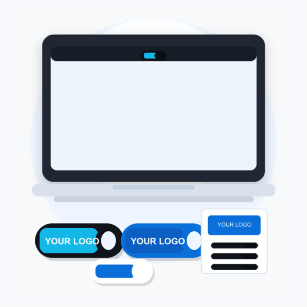 Custom Logo Webcam Cover Slider