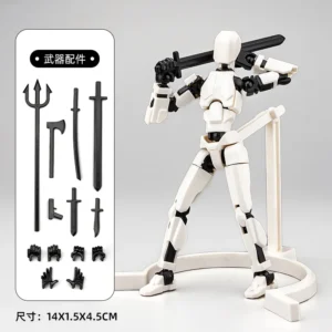 Multi-Jointed Poseable Action Figure — SKU 2 — custom logo building toys wholesale factory direct