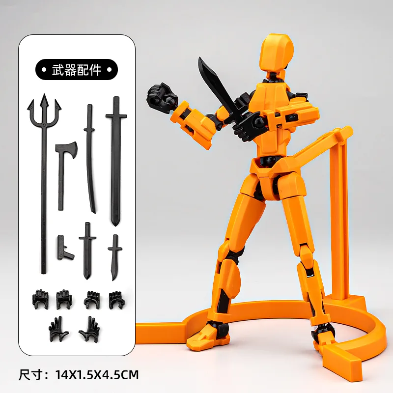 Multi-Jointed Poseable Action Figure — SKU 3 — custom logo building toys wholesale factory direct