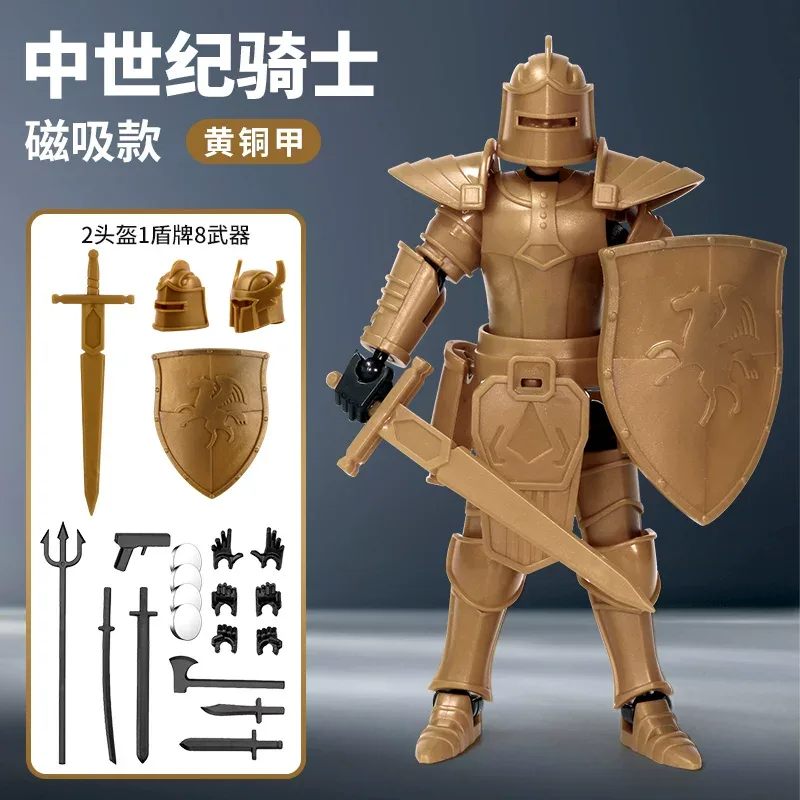 Multi-Jointed Poseable Action Figure — Bronze — custom logo building toys wholesale factory direct