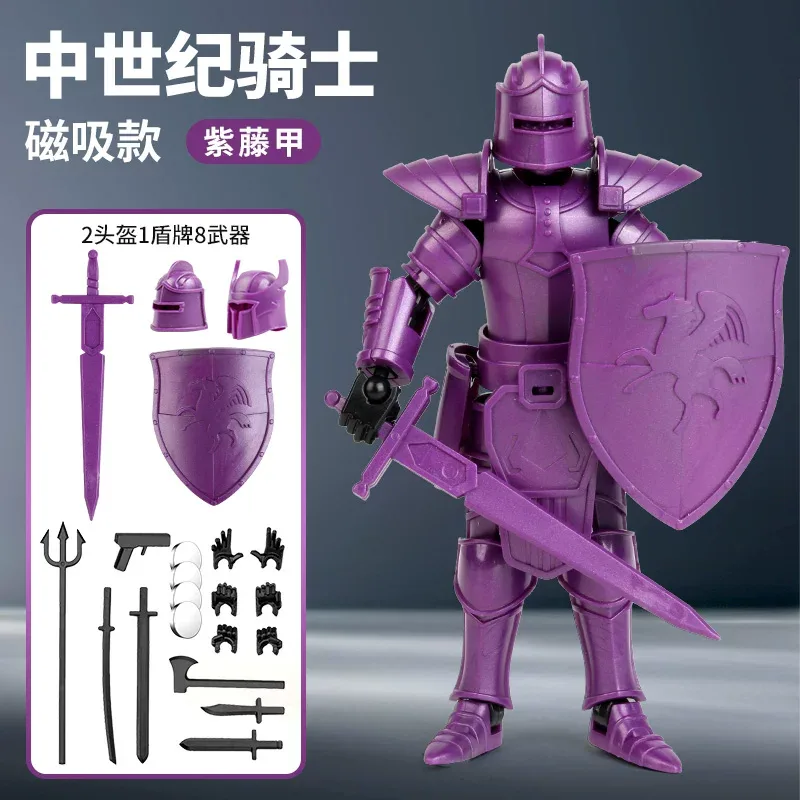 Multi-Jointed Poseable Action Figure — Purple — custom logo building toys wholesale factory direct