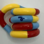 Custom logo printed twist toy shown as a branded product example
