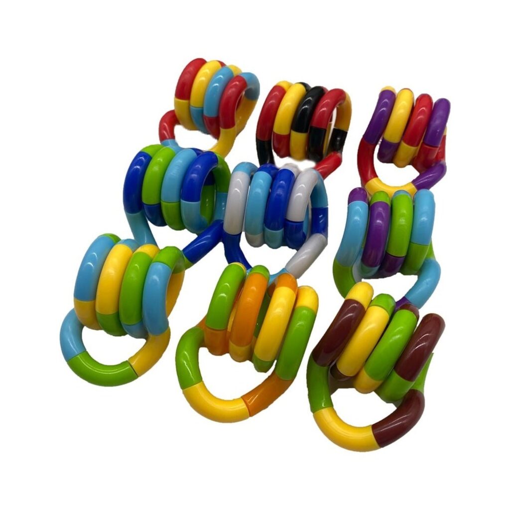 Twist fidget snake assorted color combinations