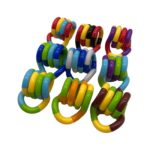 Twist fidget snake assorted color combinations