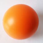 Orange custom PU stress ball variant