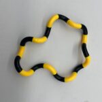 Black and yellow custom twist fidget snake variant