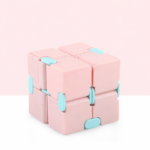 Pink custom infinity fidget cube variant
