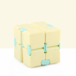 Yellow custom infinity fidget cube variant