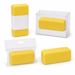 Butter squishy stress toy with blank sleeve box bag and header card packaging options