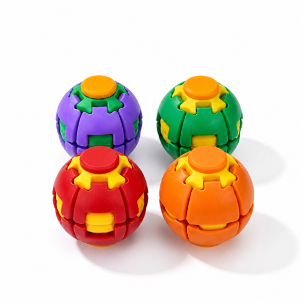 Custom Logo Rotating Gear Fidget Ball