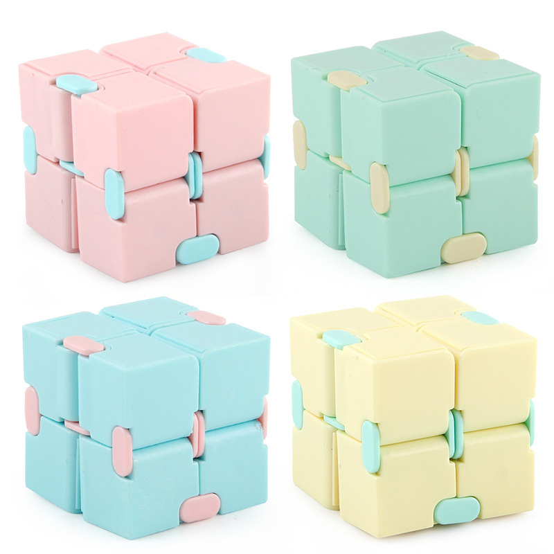 Infinity cube fidget toy color options