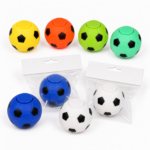 Mini soccer ball fidget spinners with blank custom packaging cards