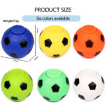 Mini soccer ball fidget spinner size weight and six available colors