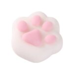 White and pink cat paw squishy toy for wholesale sensory sourcing