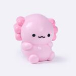Pink axolotl squishy toy for wholesale animal sensory sourcing