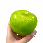 Green apple squishy toy for wholesale fruit sensory sourcing