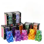 Assorted gummy bear squishy toy styles for gift and sensory retail sourcing
