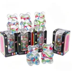 Transparent gummy bear squishy toys for wholesale sensory sourcing