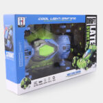 Double-sided 360 RC stunt car wheel and body detail view