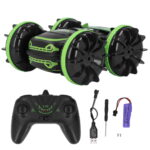 Amphibious RC car with remote controller rechargeable battery USB cable and screwdriver