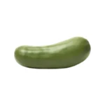 Generic pickle-shaped stress squishy toy side view for wholesale sourcing