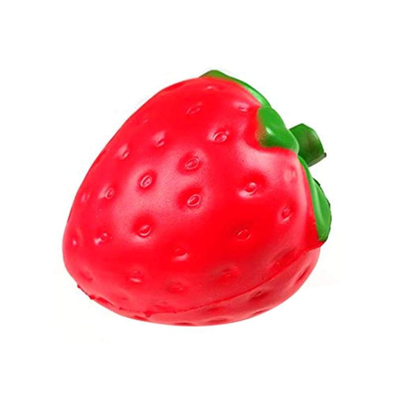 Strawberry fruit squishy toy for wholesale sourcing